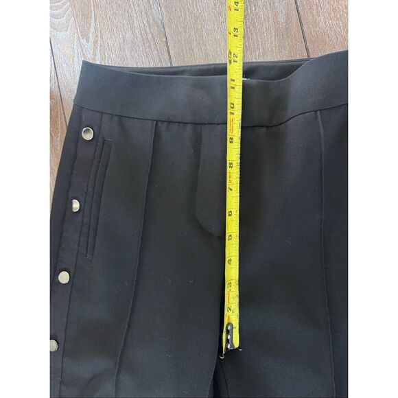 Veronica Beard Black Irving Pant Leg Snap Side Buttons Size 2 - Picture 7 of 7
